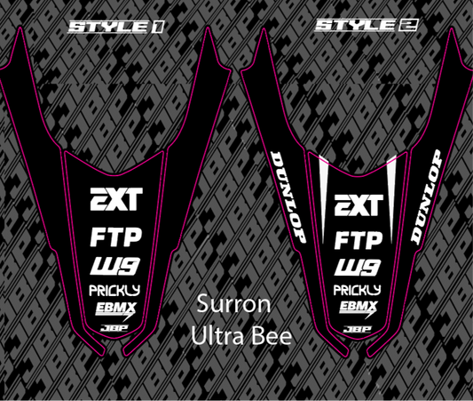 Ultra Bee Ebike Rear Fender Decal