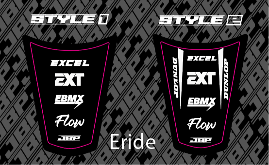 Eride Ebike Rear Fender Decal