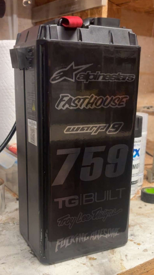 Talaria Sting Battery Decal