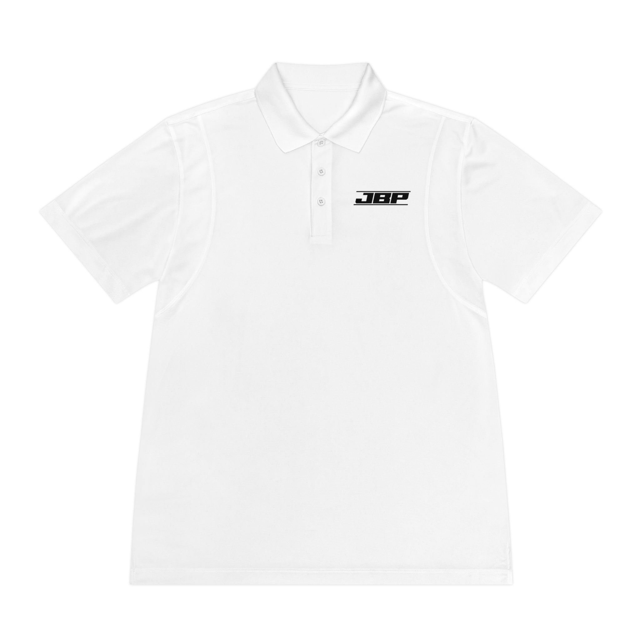 Men's Sport Polo Shirt — Minimal 'JBP' Logo Performance Golf Polo