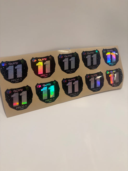Mini Plate Decals Odi Style