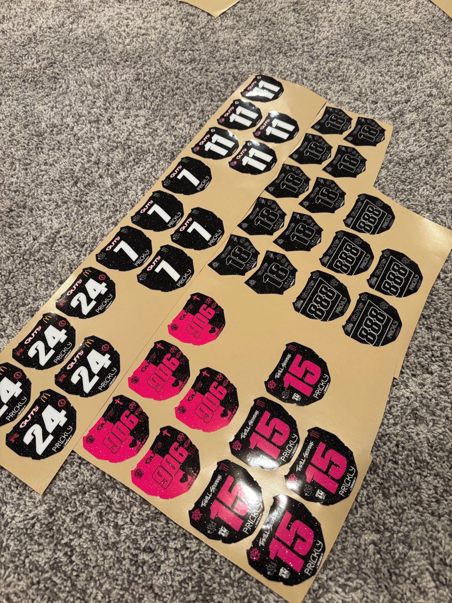 Mini Plate Decals Odi Style