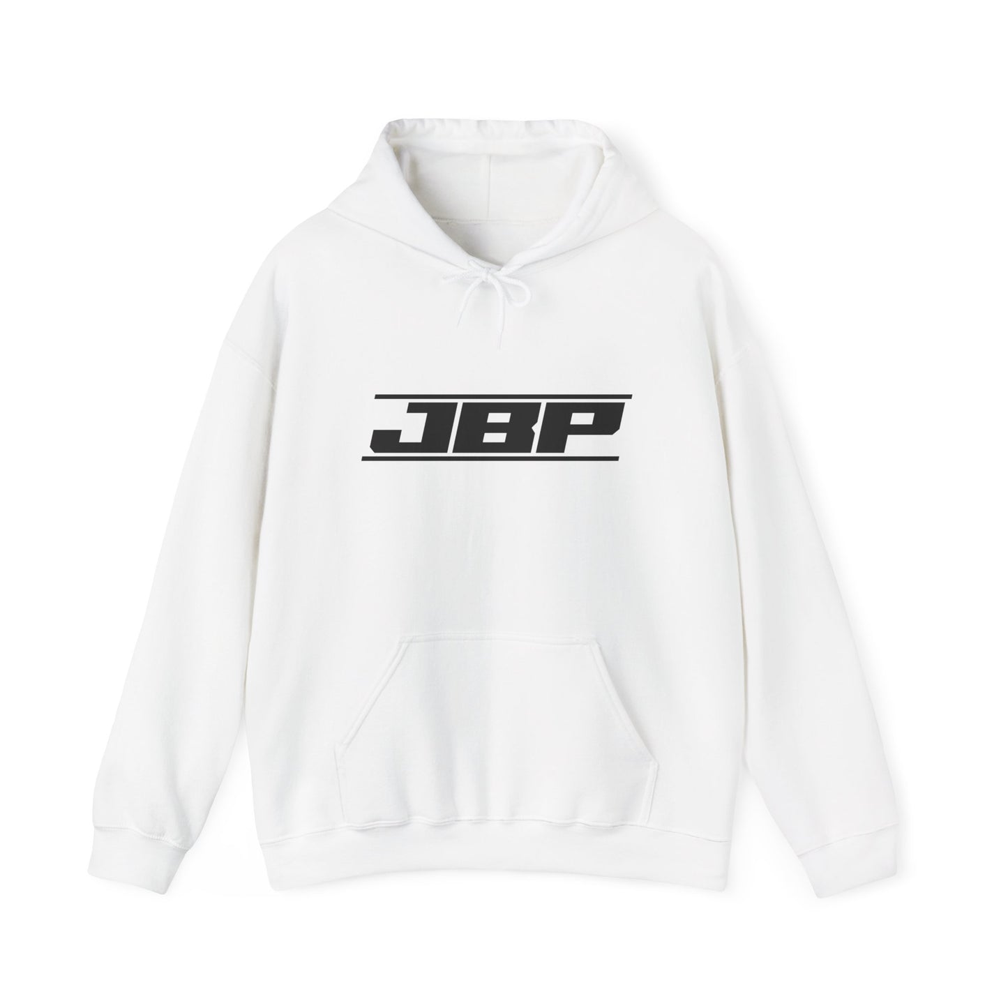 JBP Logo Hoodie — Retro Racing Globe Graphic Hooded Sweatshirt