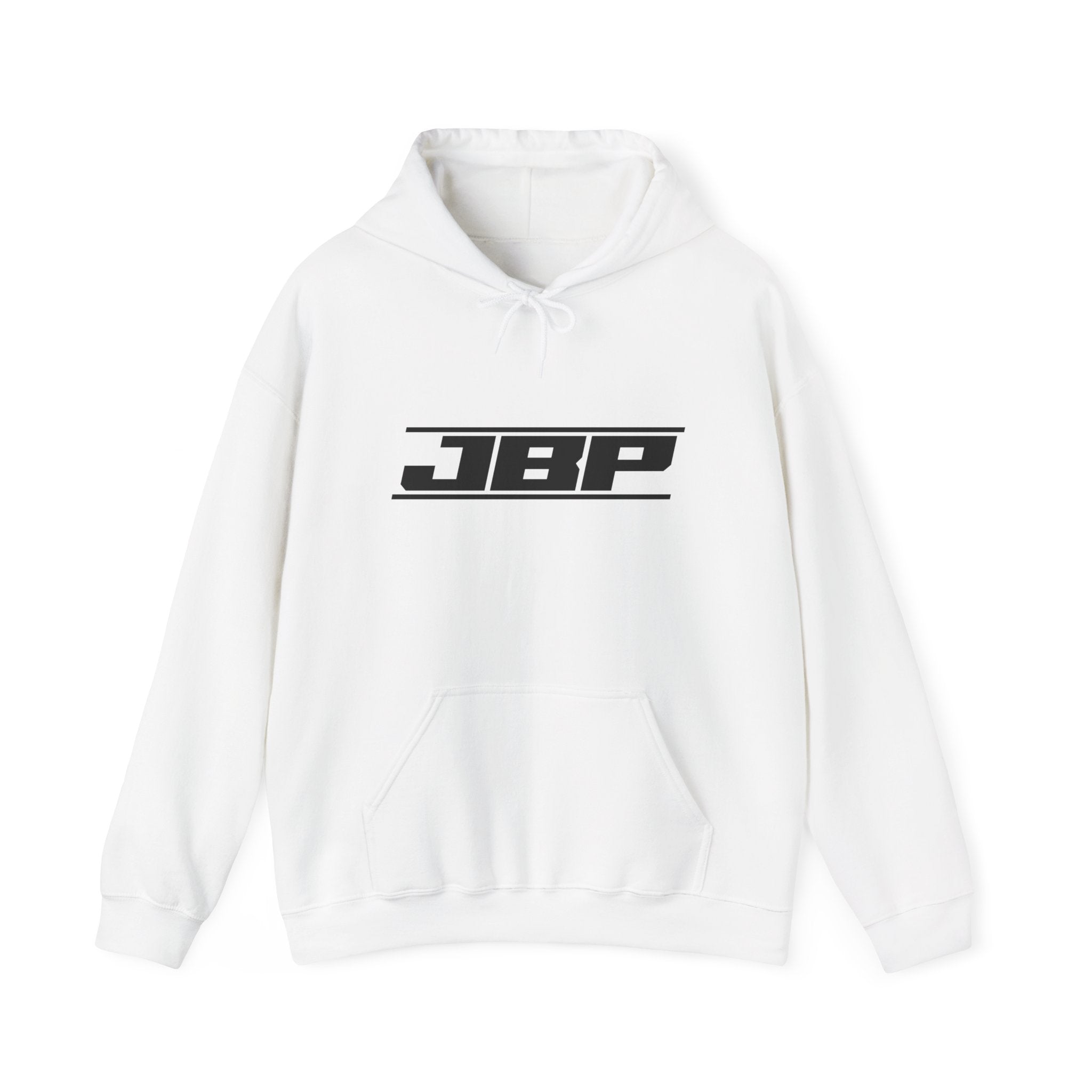 JBP Logo Hoodie — Retro Racing Globe Graphic Hooded Sweatshirt