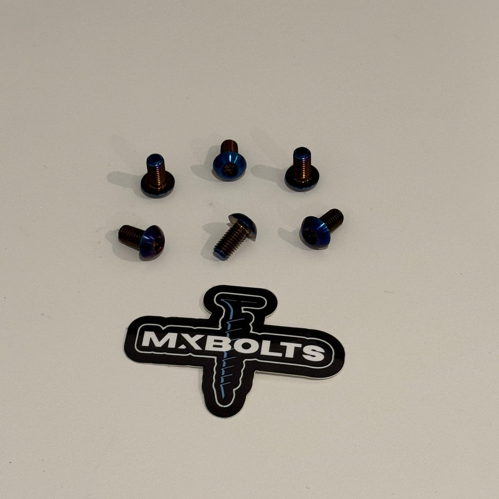 EBMX Titanium Heatsink Bolts (set of 6)