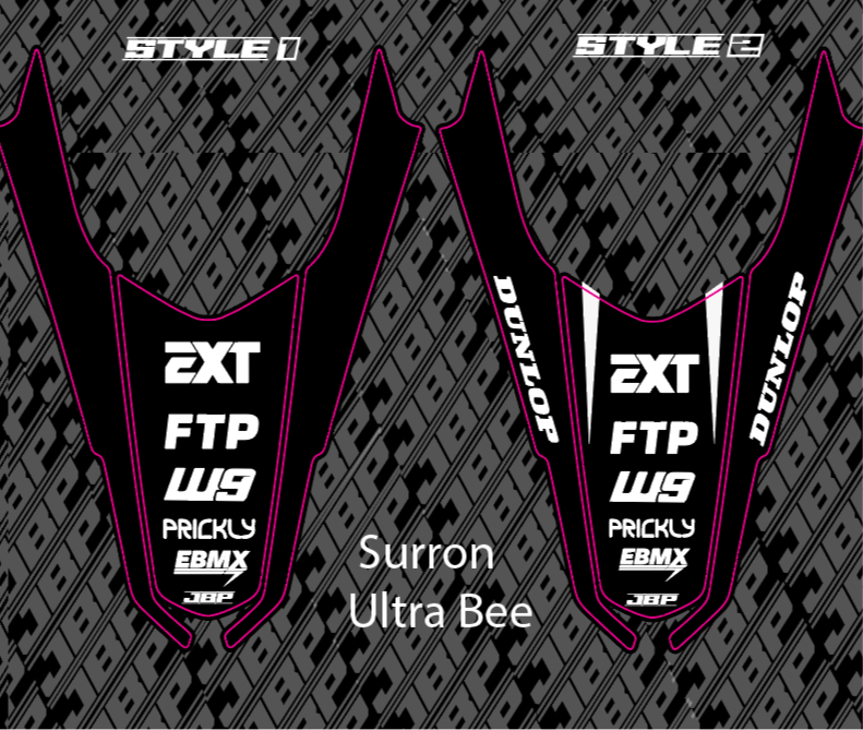 Ultra Bee Rear Fender Decal (Design Yourself)