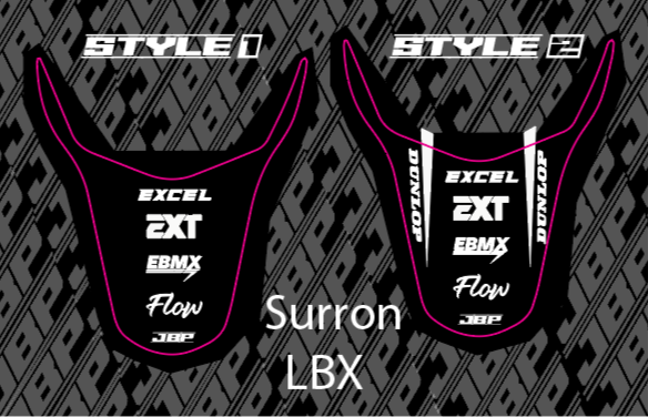 Surron LBX Rear Fender Decal (Design Yourself)