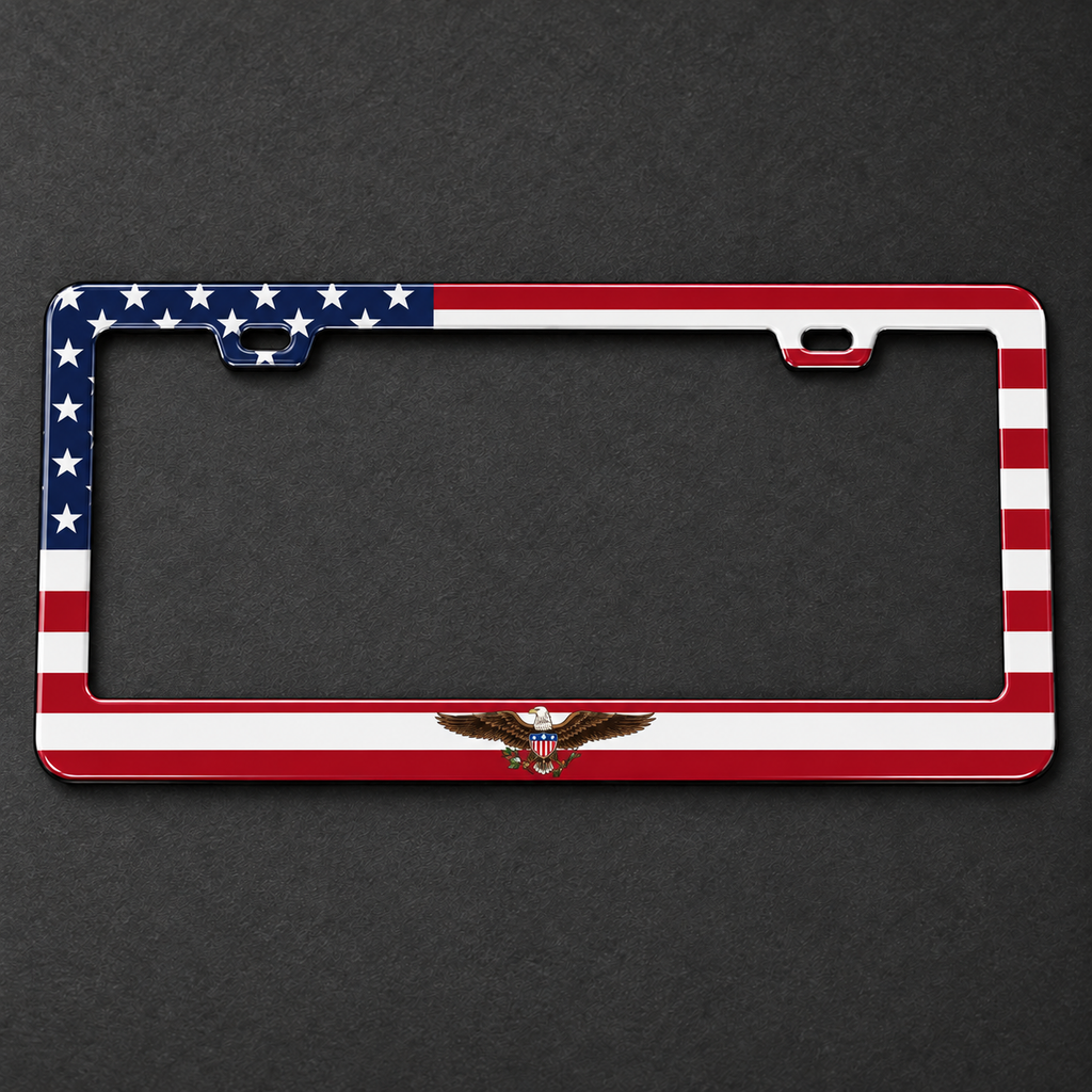 Patriotic American Flag Frame