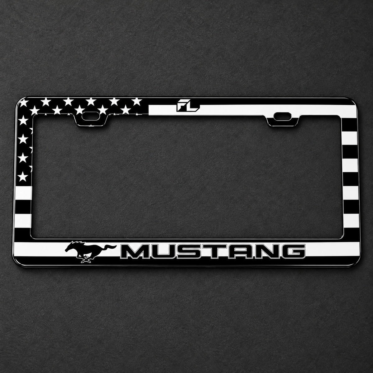 Patriotic Mustang Frame