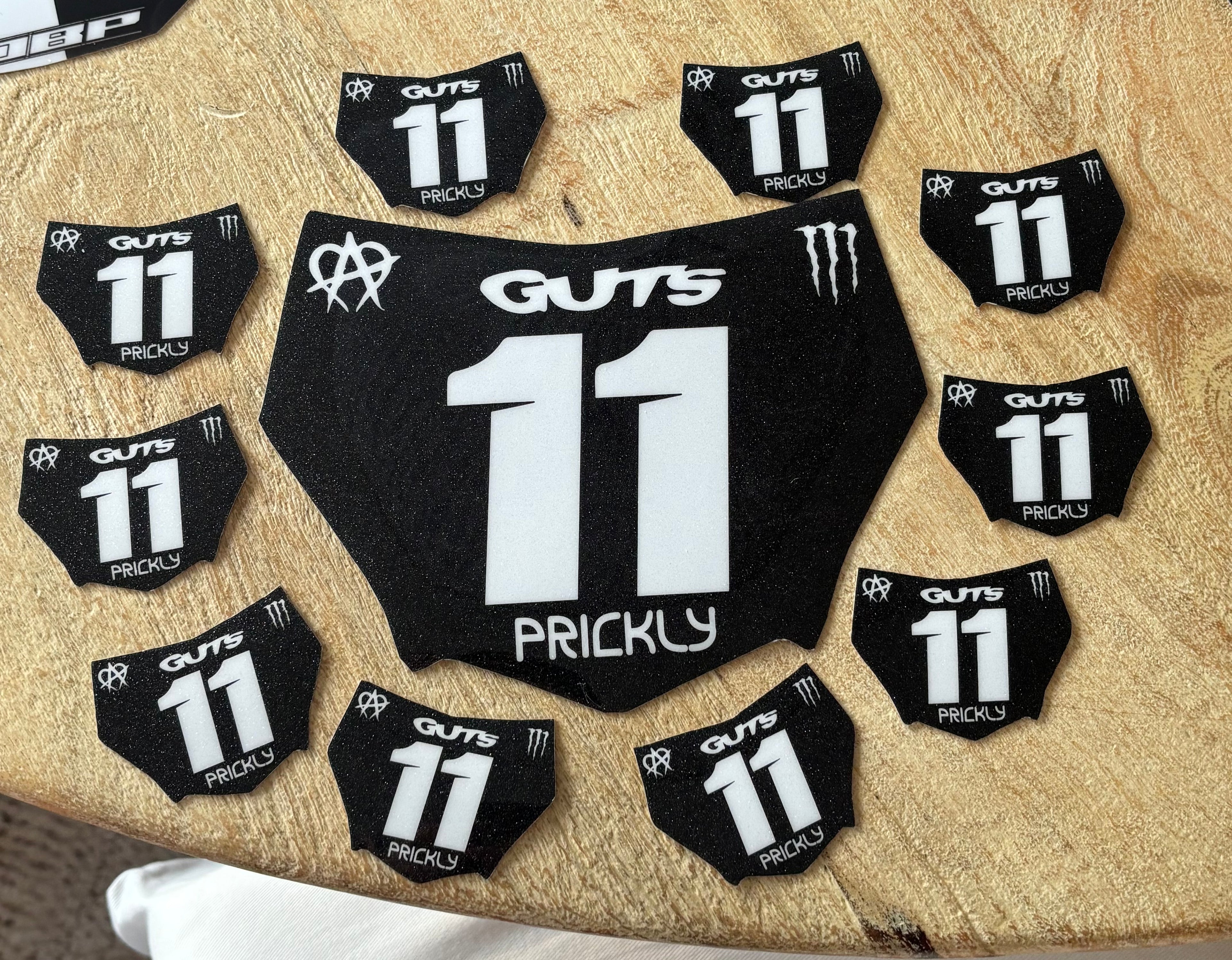 Motocuts Plate Decal (Design Yourself)