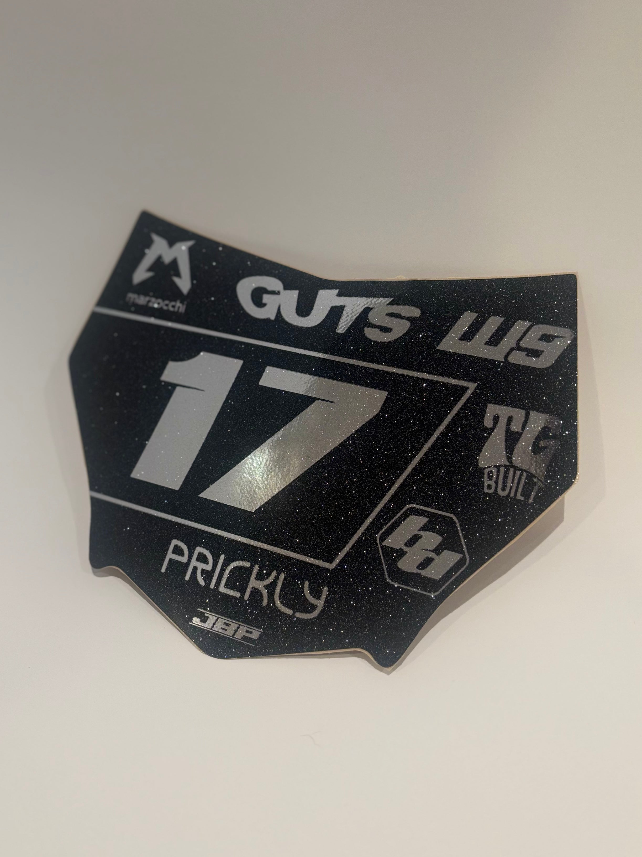 Motocuts Plate Decal (Design Yourself)