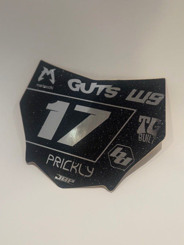 Motocuts Plate Decal (Design Yourself)