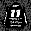 Talaria Sting Rear Mudguard Fender Decal (Design Yourself)