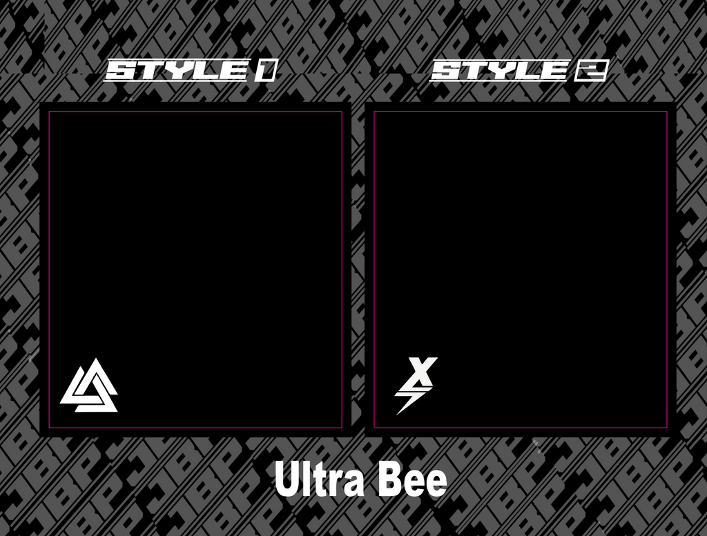 72v Style UltraBee Battery Decals