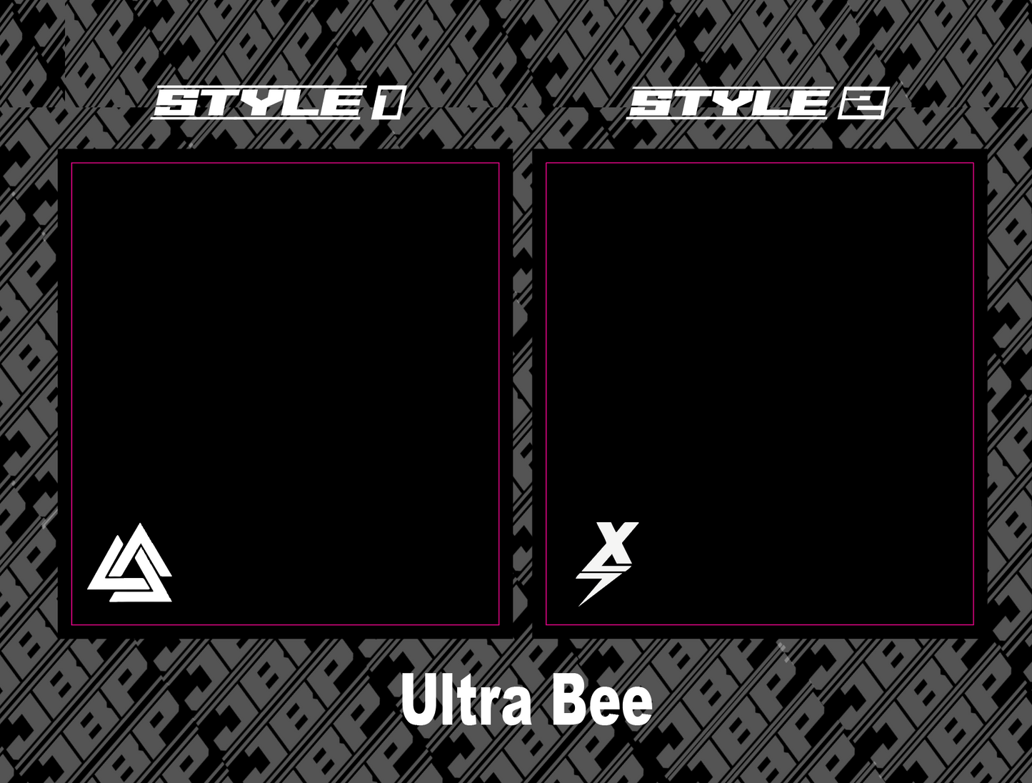 72v Style UltraBee Battery Decals