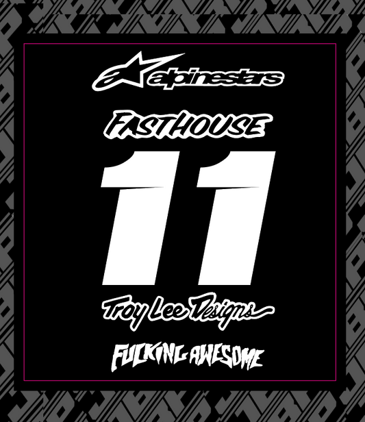 Customizable Ultra Bee Battery Decals