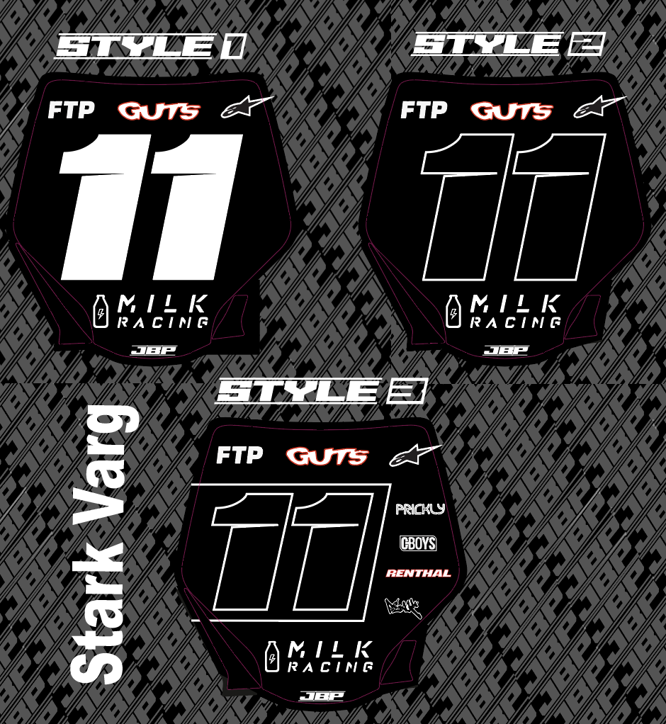 Stark Varg Front Plate Decals