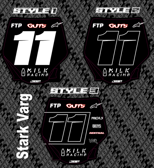 Stark Varg Front Plate Decals