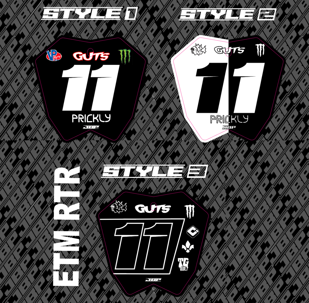 ETM RTR Front Plate Decal