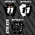 ETM RTR Front Plate Decal