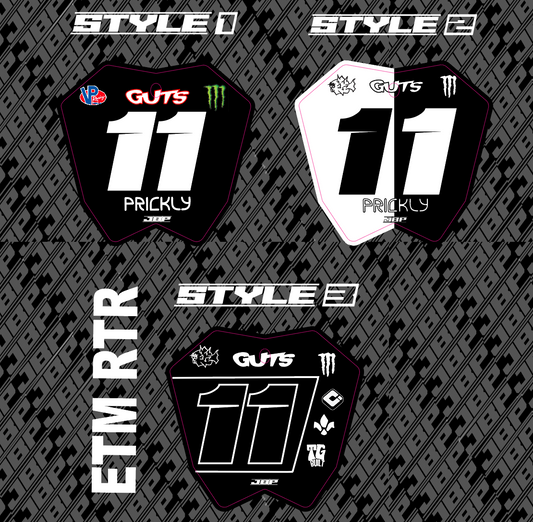 ETM RTR Front Plate Decal