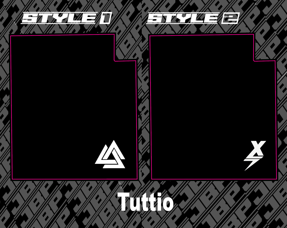 72v Style Tuttio Battery Decals