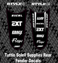 Soleil Supplies Rear Fender Decal for Tuttio