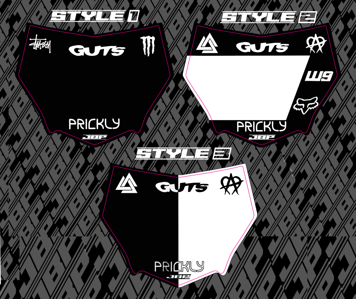 Motocuts Plate Decal – JBP
