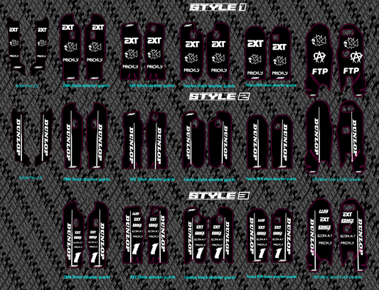 Ebike Fork Guard Decals