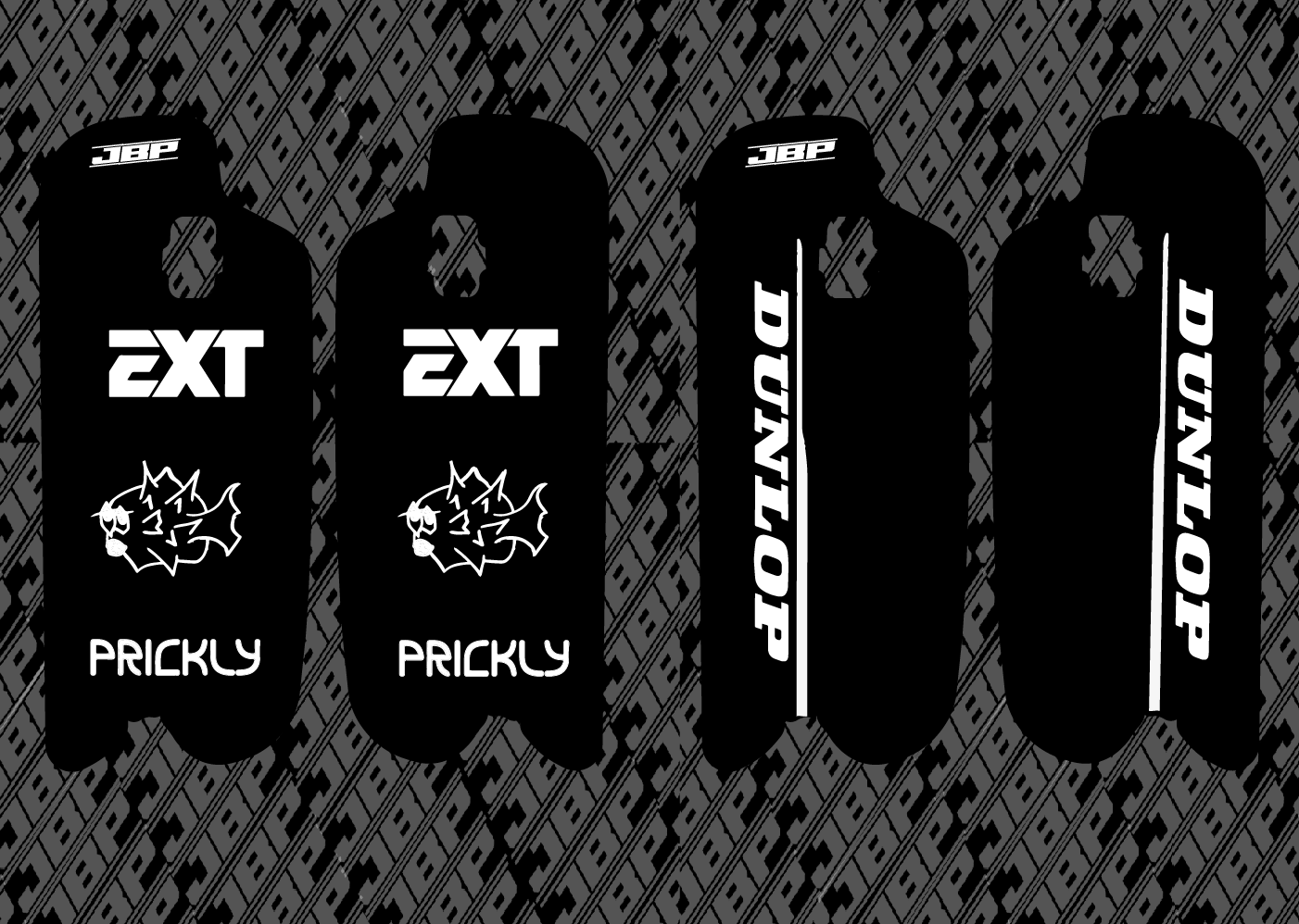 FastAce Ebike Fork Guard Decals (Design Yourself)