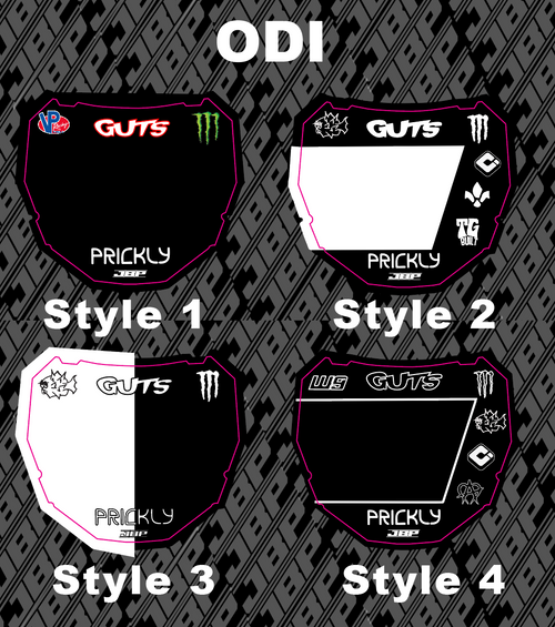 OG Customizable Odi Plate Decal