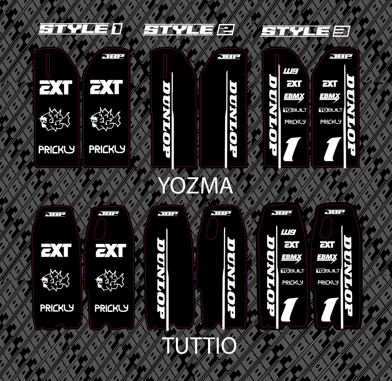 Tuttio/Yozma Fork Guard Decals