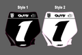 Stark Varg Race Front Plate Decal