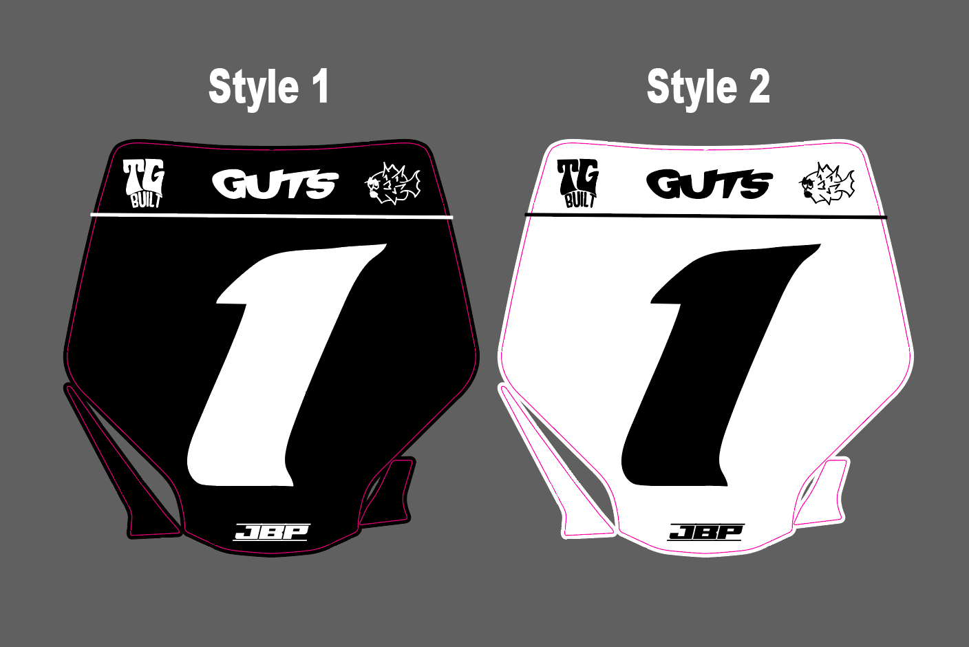 Stark Varg Race Front Plate Decal
