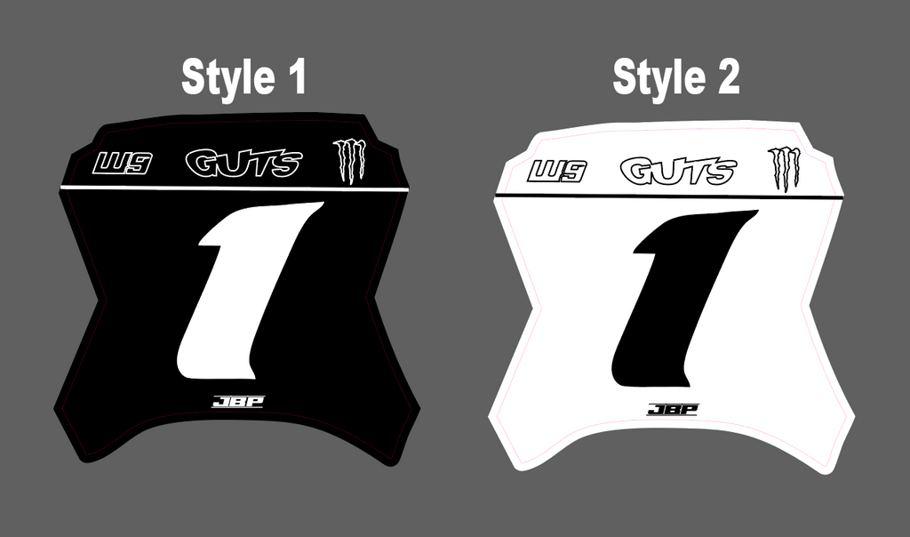Yozma Race Front Plate Decal