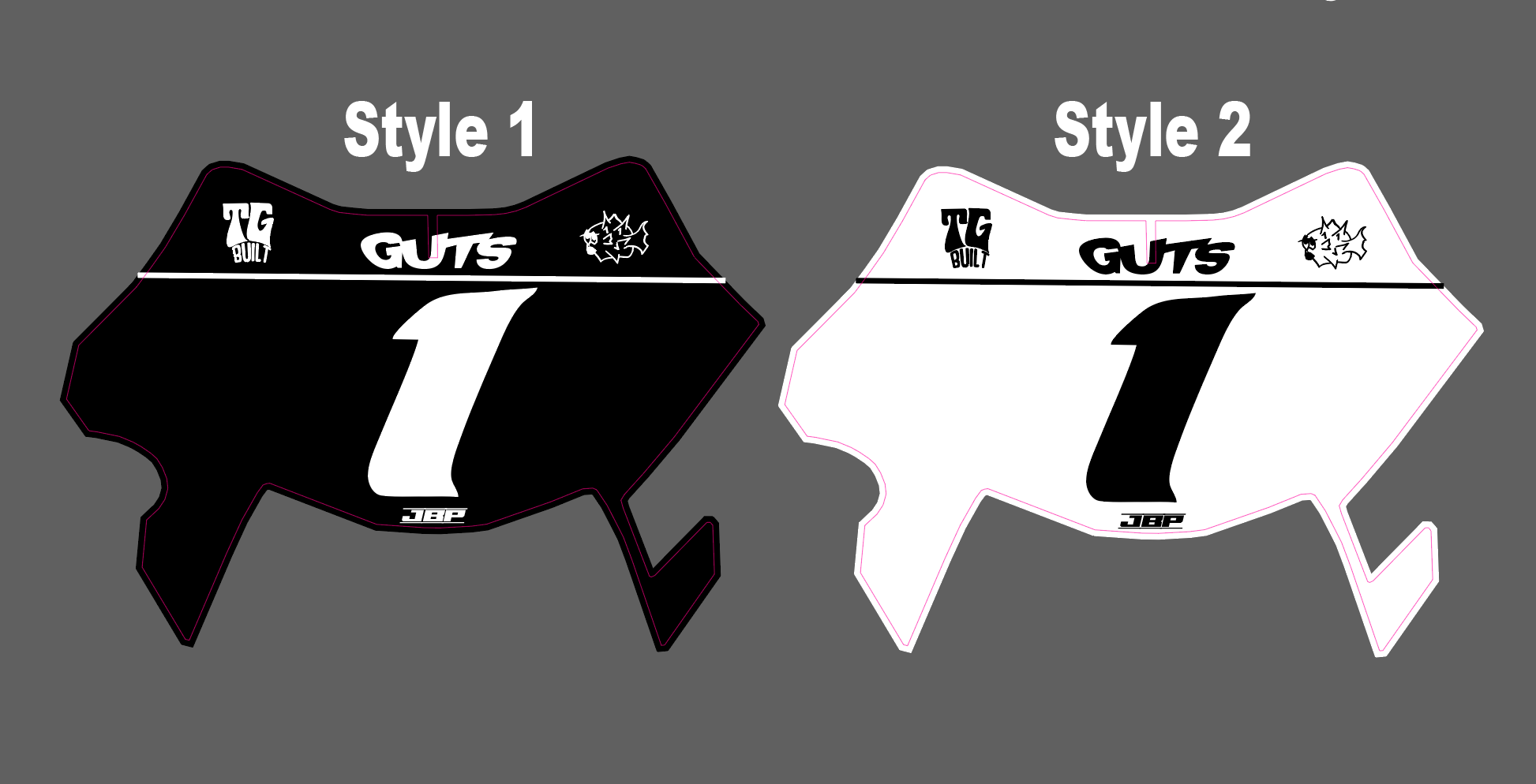 UltraBee Race Front Plate Decal