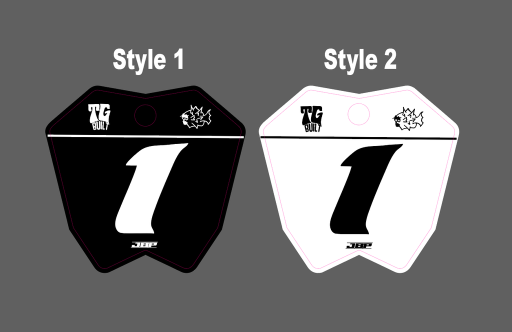 ETM RTR Race Front Plate Decal