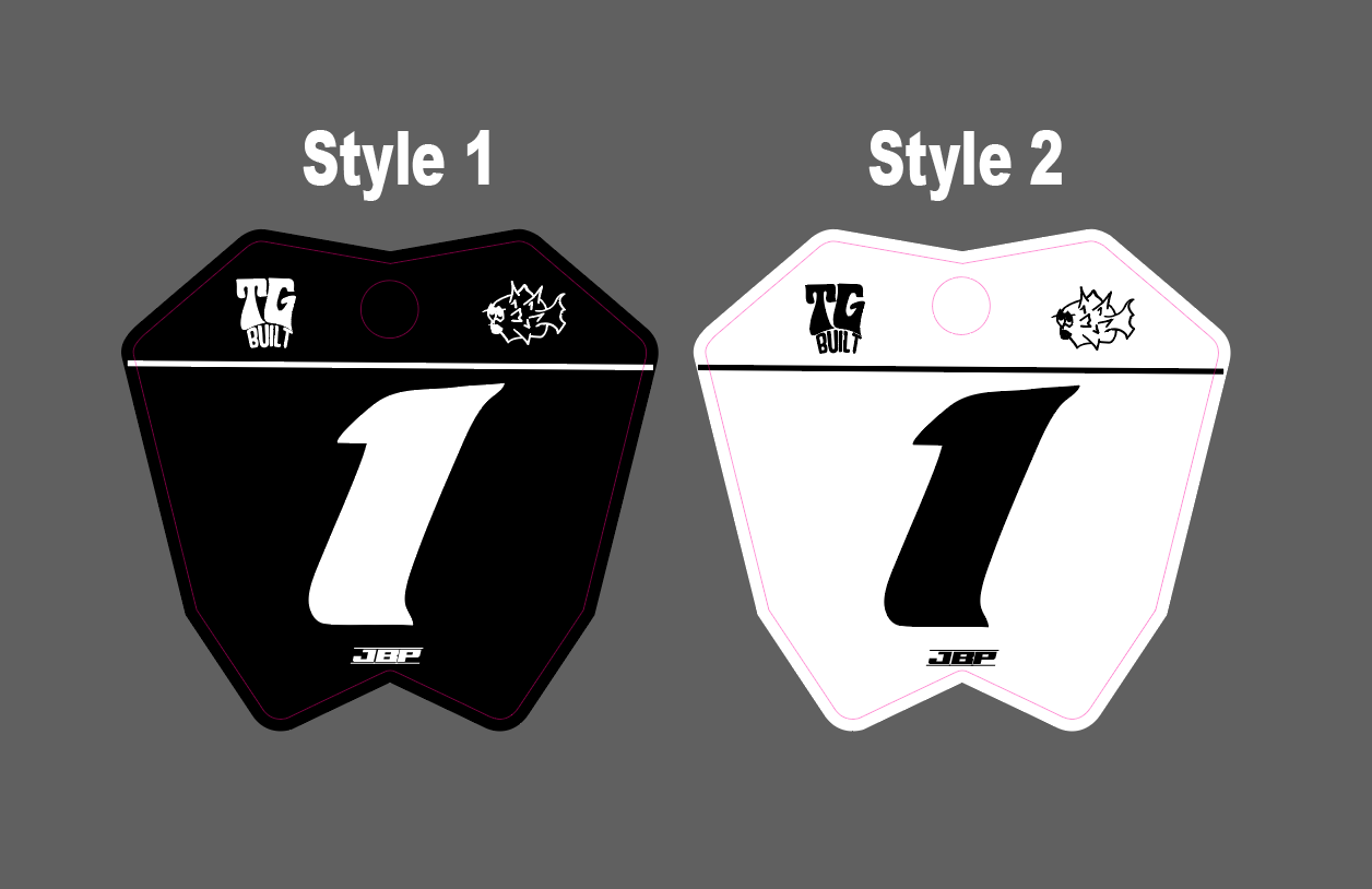 ETM RTR Race Front Plate Decal