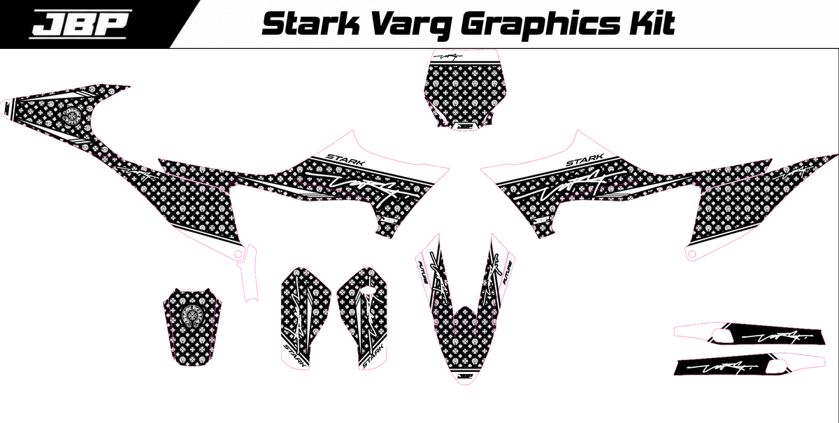 Stark Varg Chrome Hearts Designer Graphics Kit