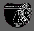 Odi Chrome Hearts Front Plate Decal
