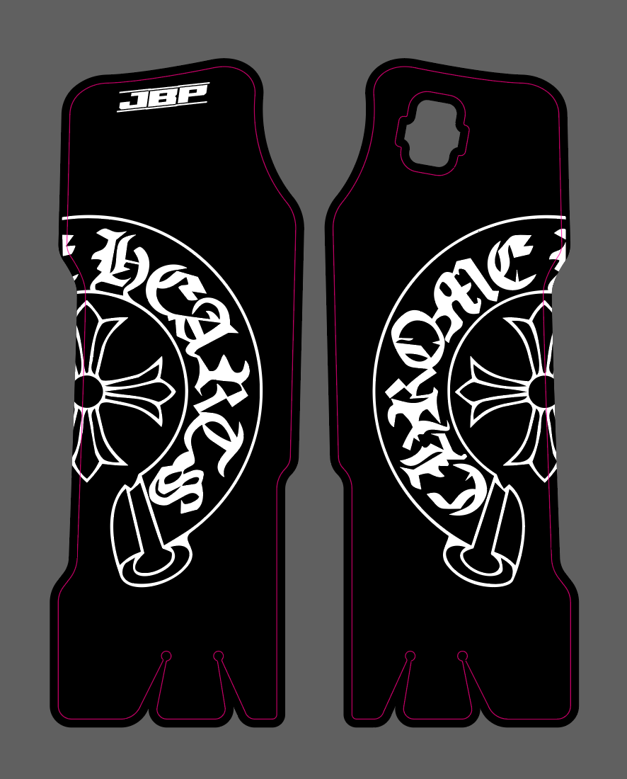 LBX Chrome Hearts Fork Guard Decals