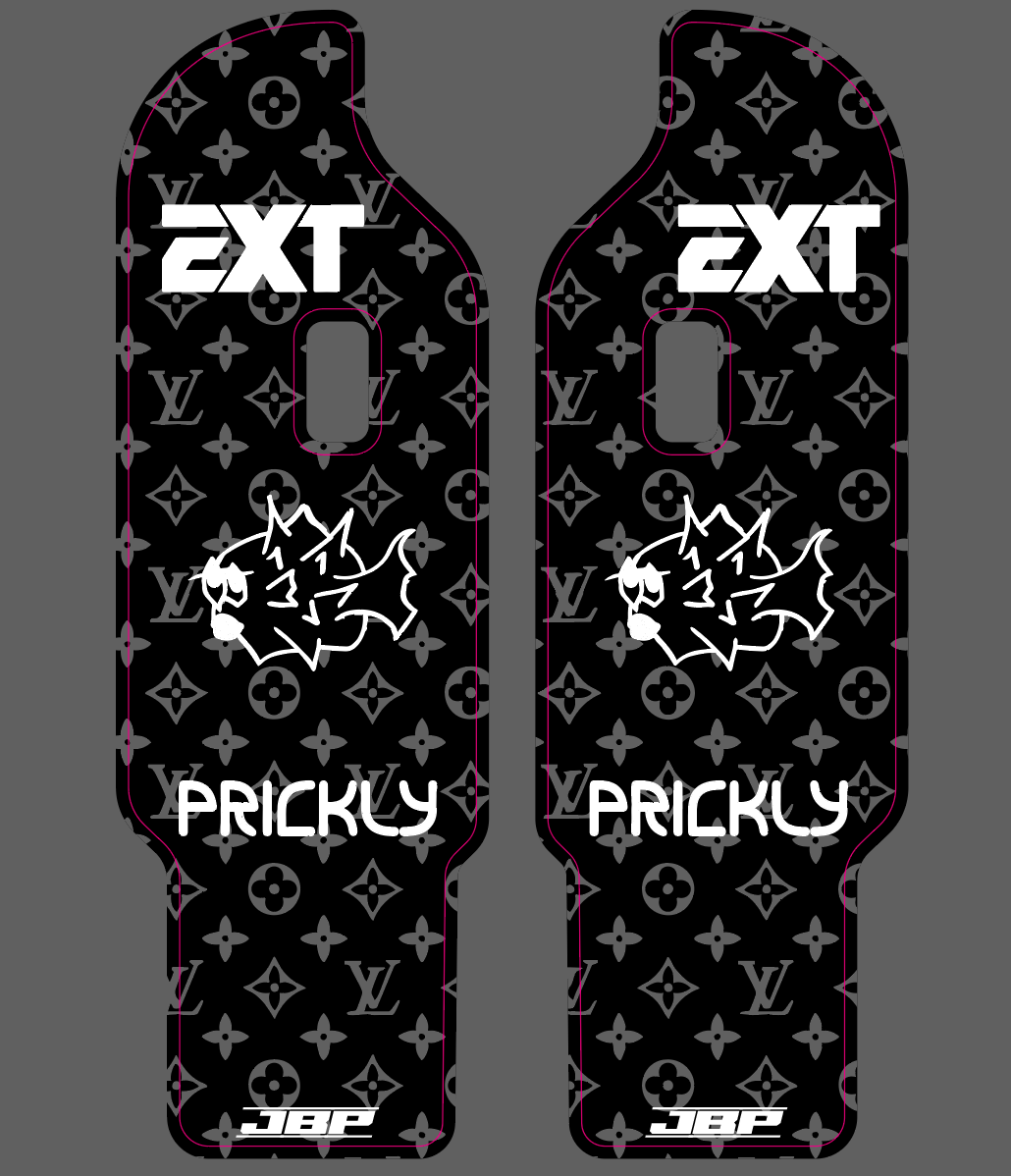 DNM LV Fork Guard Decals