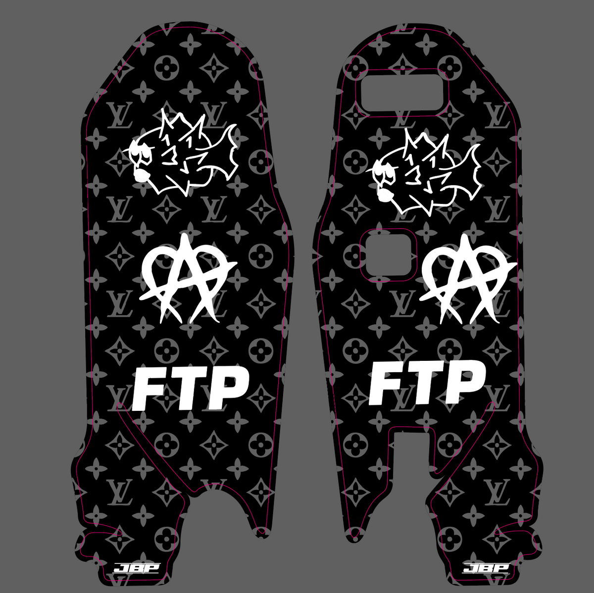 UltraBee LV Fork Guard Decals