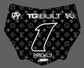 Motocuts LV Front Plate Decal