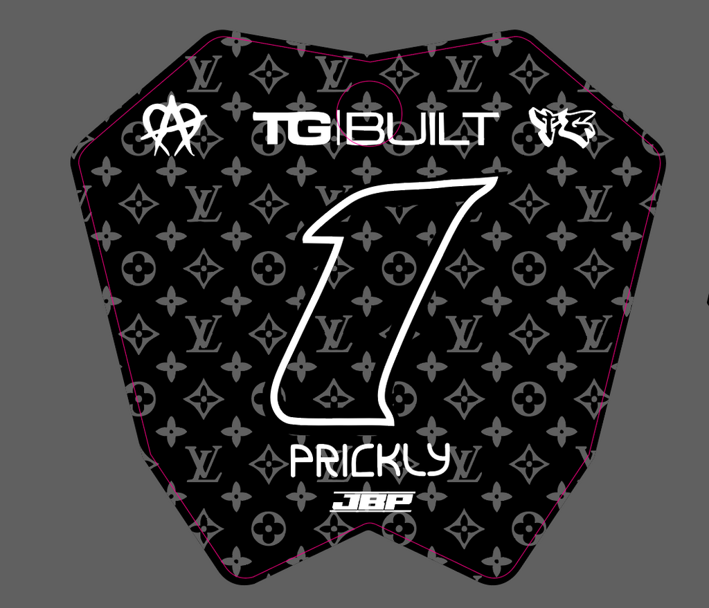 ETM RTR LV Front Plate Decal