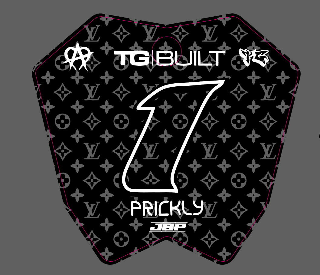 ETM RTR LV Front Plate Decal