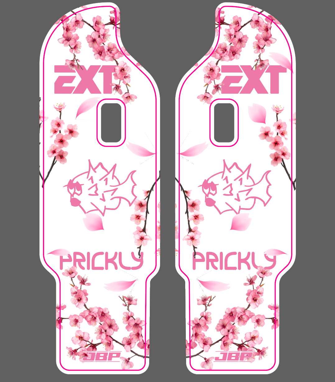DNM Cherry Blossom Fork Guard Decals
