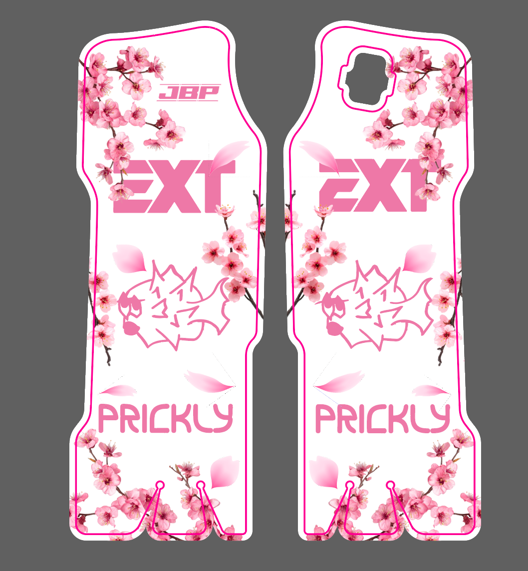 KKE Cherry Blossom Fork Guard Decals