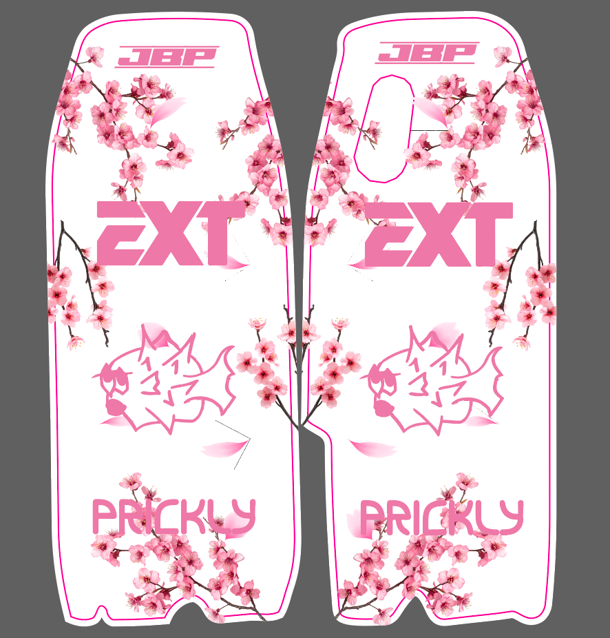 Tuttio Cherry Blossom Fork Guard Decals