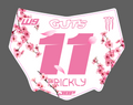 Motocuts Cherry Blossom Front Plate Decal